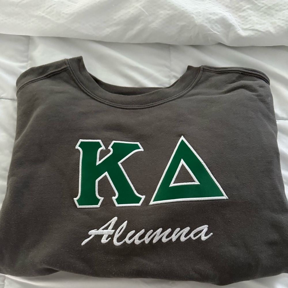 Kappa Delta KD ΚΔ Alumnus Long Sleeve Crew Neck